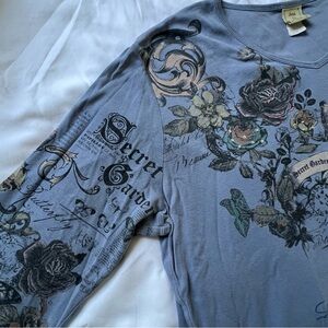 fairy print quarter sleeve